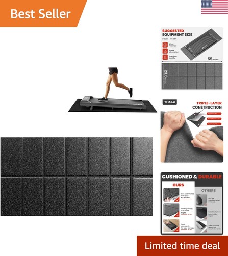 Luxurious black treadmill - black,