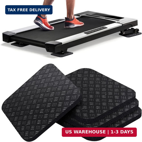 Treadmill mat pads 4pcs - mat,