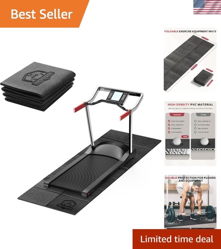 Black treadmill mat - 68",