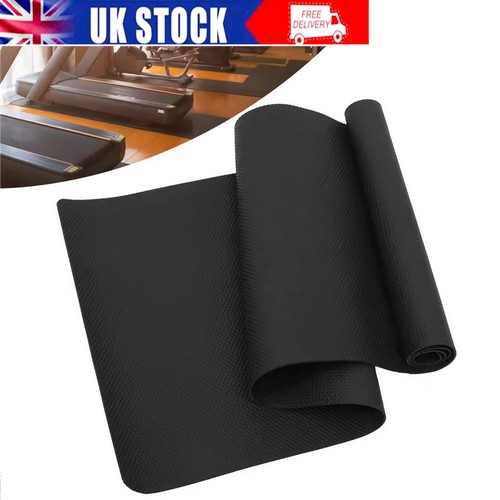 Black treadmill mat for - black,